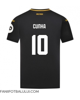 Wolves Matheus Cunha #10 Tricou Fotbal Replică 2024-25 Barbati Deplasare